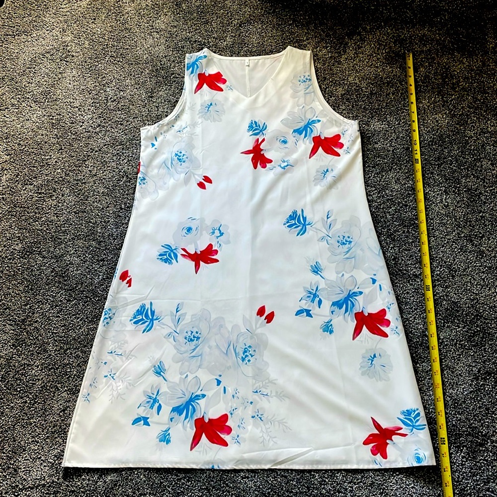 Satin Sleeveless Dress